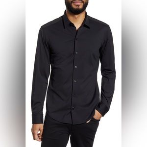 Men's Boss Robbie Solid Slim Fit, Performance, sharp fit, Shirt XXX-Large